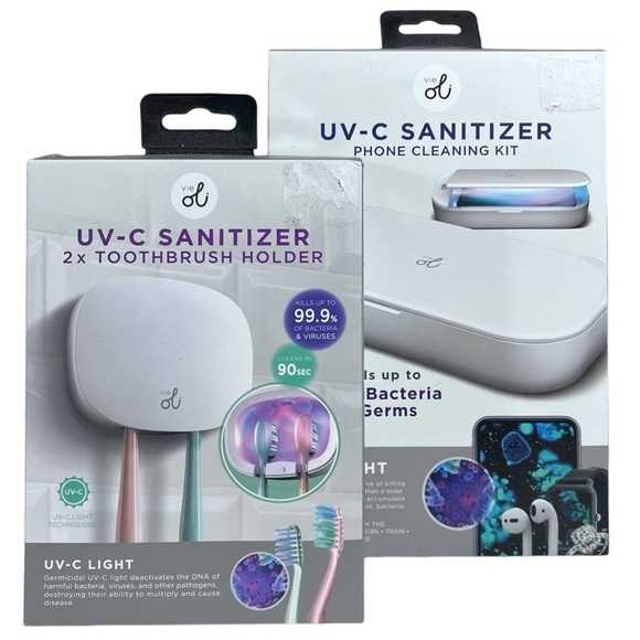 NWT Vie Oli UV-C Sanitizer Phone and Toothbrush Duo - Picture 6 of 7